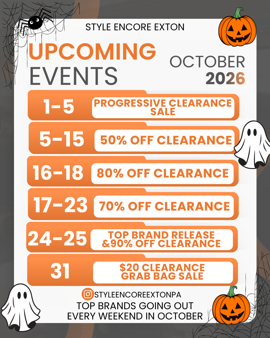 se Oct events